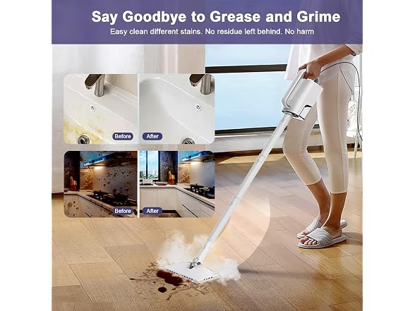 ACHTFACH 1200W Rotated Steam Cleaner