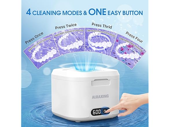 AIJIAXING Ultrasonic Retainer Cleaner - Gallery 3