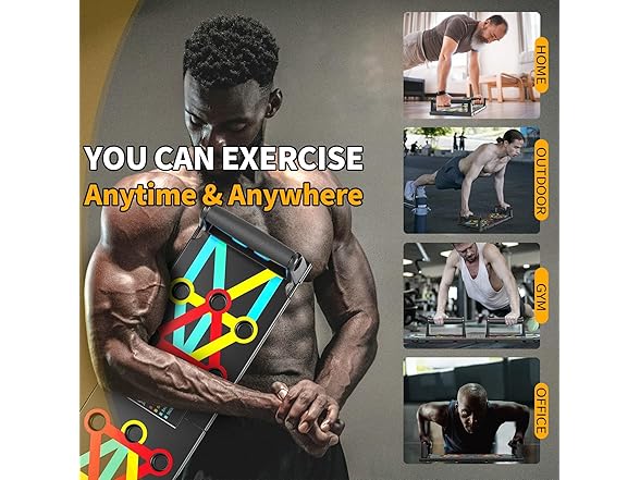 Push Up Board Exercise & Fitness