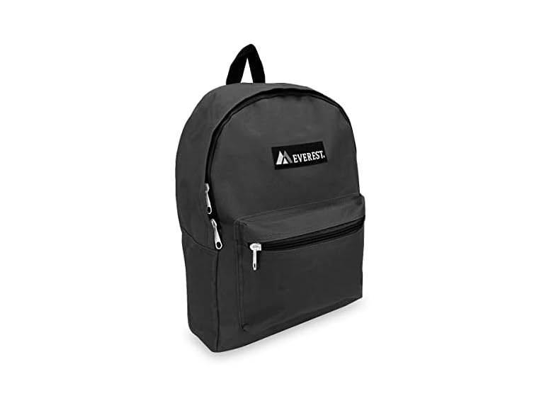 Everest Luggage Basic Backpack, Charcoal, Medium