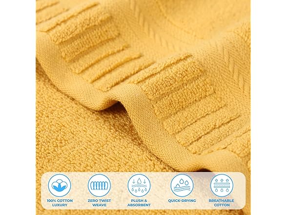 Superior Venice Zero Twist Cotton Towels - Your Choice
