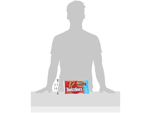 (6-Pack) Twizzlers Twists Rainbow 12.4oz