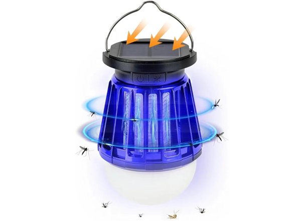 2 Pack Solar LED Anti Mosquito Zapper