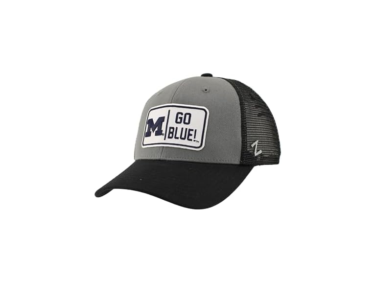 Michigan Big Rig Hat Gray Black