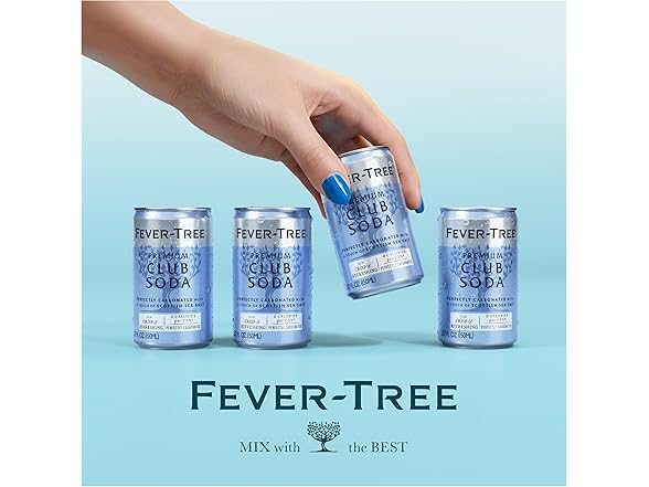 8PK Fever-Tree Club Soda – Premium Zero Cal
