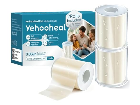 Medical Grade Hydrocolloid Roll W/ Storage Case