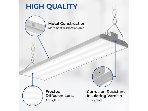CINOTON 210W LED High Bay Light 2-Pack