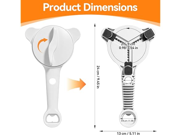 Komirom 4 In 1 Jar Opener