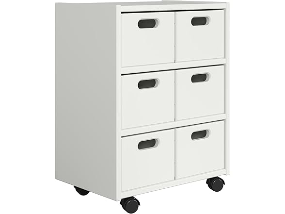 Jela Solid Wood Roll Cart Cubby
