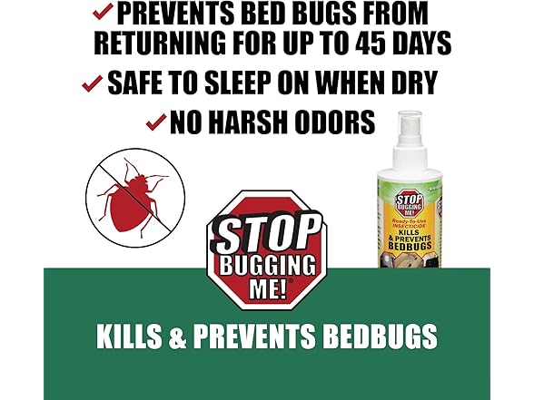 MouseX Stop Bugging Me! 3oz Bed Bug Killer and Repellent