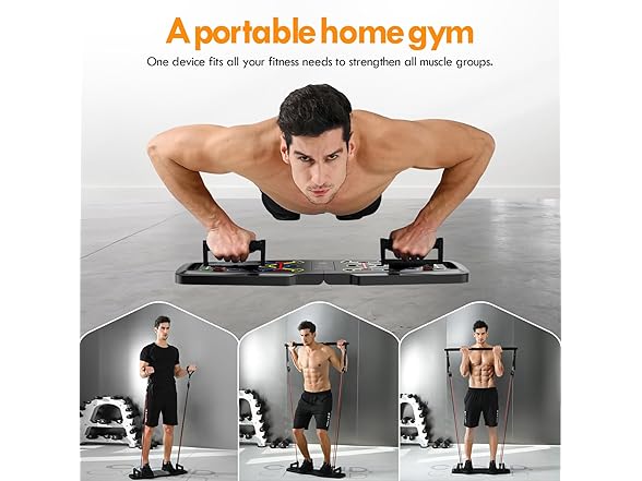 MQRW Push Up Board | 20 Accessories