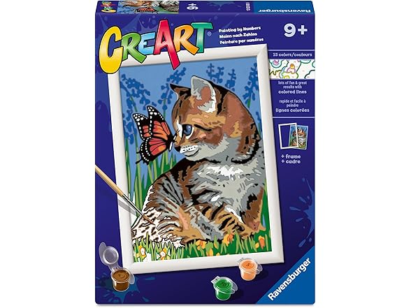Ravensburger CreArt Best Friends Paint by Numbers Kit