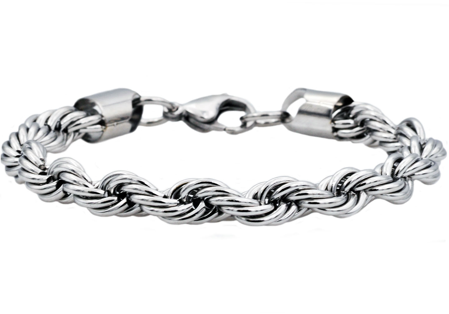 Polished 7MM Rope Bracelet - Gallery 5