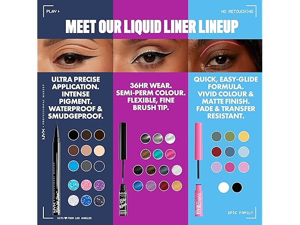 NYX PROFESSIONAL MAKEUP Epic Ink Glitz Liner Purple