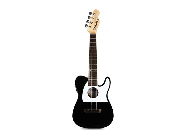 Fender Fender Fullerton Tele Concert Ukulele, Black (Open Box)