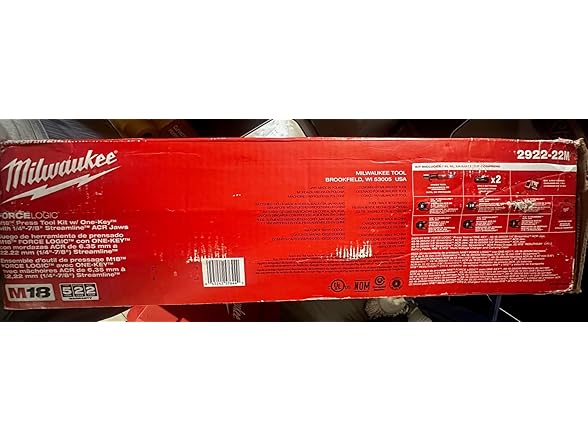 Milwaukee 2922-22M M18 FORCE LOGIC Press Tool Kit