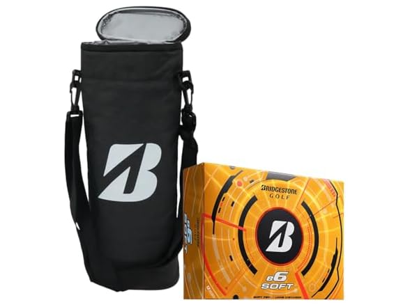 Bridgestone Golf e6 Soft & Golf Cooler Bag Bundle