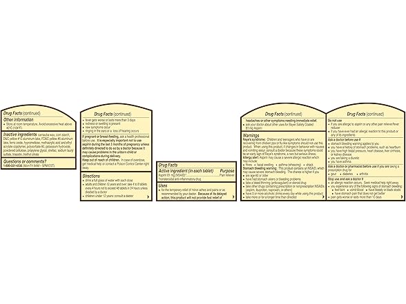 Bayer Low Dose Aspirin 81mg 300ct