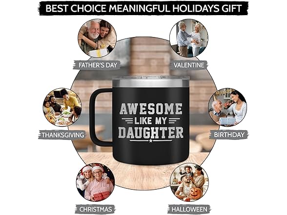 GAUDORA Gifts for Dad - 14 oz Stainless