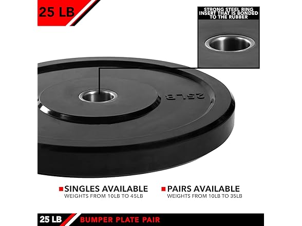 JFIT Olympic Bumper Weighted Plate