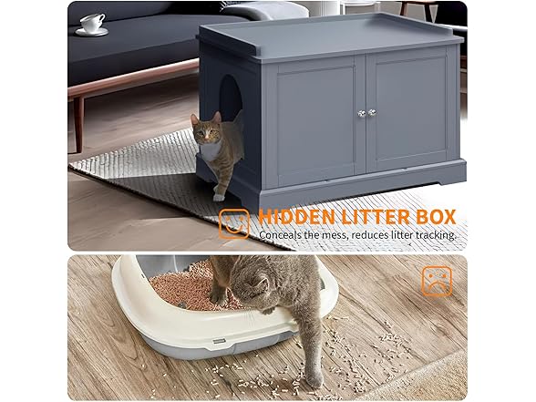 Cat Litter Box Enclosure Furniture
