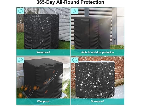 BROSYDA Central Large AC Cover (24"x24"x30")