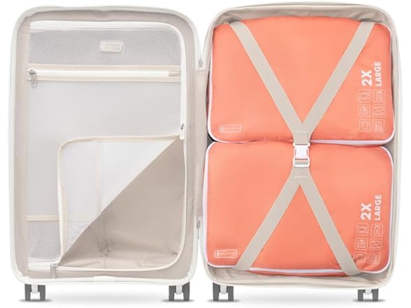 Atlantic Luggage 2PK Large 2X Deep Washable Cubes