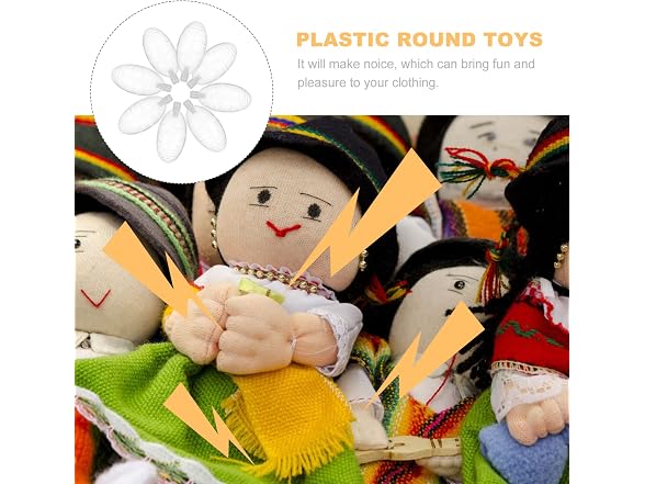 VICASKY Airbag Whistle Toys 30 Pcs Plastic No