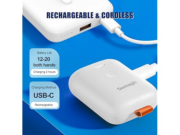 Seemagic Electric Nail Clipper MINI White