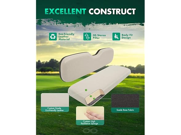 SCITOO Golf Cart Cushion Seat for Yamaha - Gallery 6