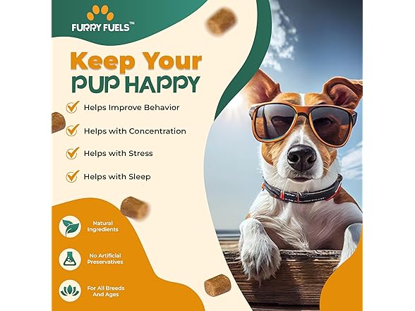 FURRY FUELS Calming Chews for Dogs