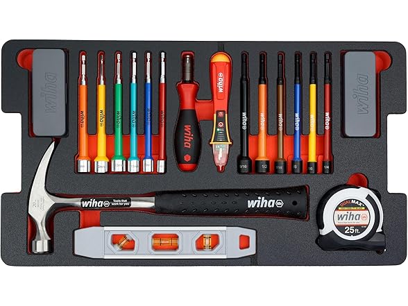 Wiha 92100 194pc Premium Kit In Rolling Tool Box