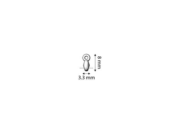10 CYMBAL Vourkoti Superduo Bead Ending Finding