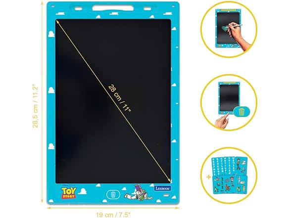 Lexibook, Toy Story E-Ink Drawing Tablet, CRT10TS