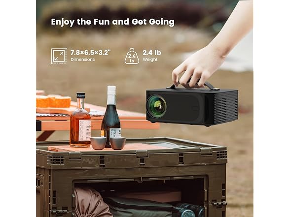 ONOAYO Outdoor-Projector-4K with AI Auto