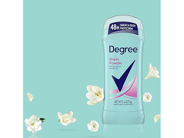 Degree Original Deodorant Sheer Powder 2.6oz 6pk