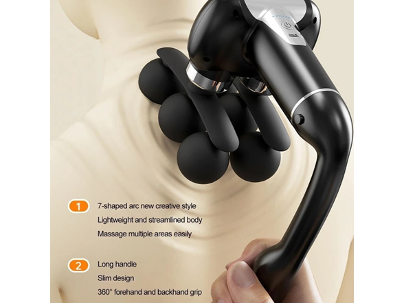 2-IN-1 6 Head Massage Gun