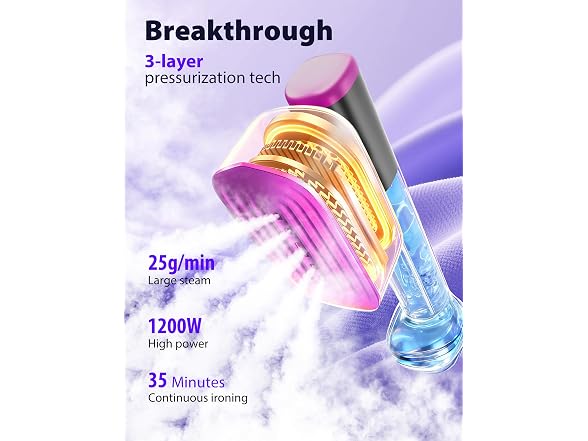 Sundu Travel Steamer for Clothes, Portable