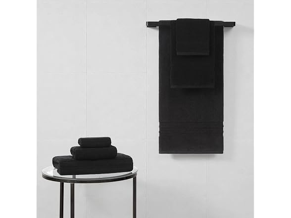 Nine West Sofia Bath Towel 6-Piece Set Black