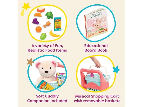 B. toys – Musical Shopping Cart