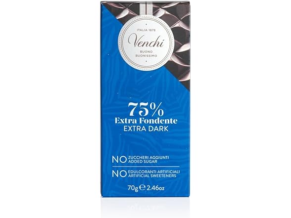 Venchi 70% Reduced Sugar Dark Choc Bar 3