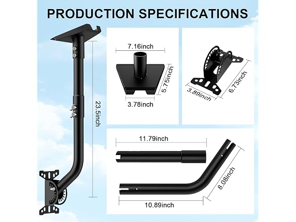 MONOJOY 360 Adjustable Mount for Starlink Standard