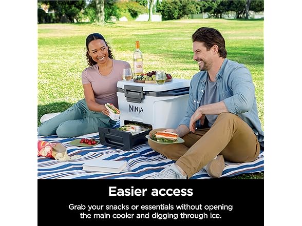 Ninja FrostVault 30qt Hard Cooler - Strawberry Rhubarb