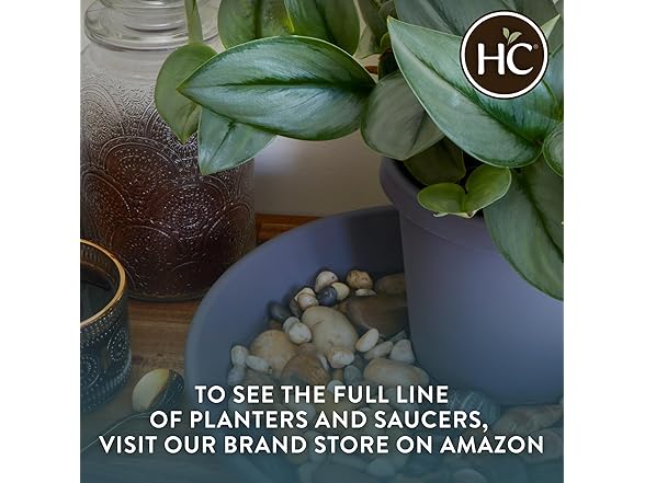 HC Plant Saucer 21in Slate Blue