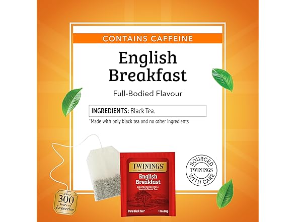 100Ct Twinings English Breakfast Black Tea