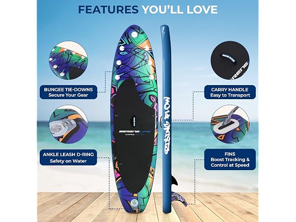 SereneLife 10'6" Multicolor Updated Version