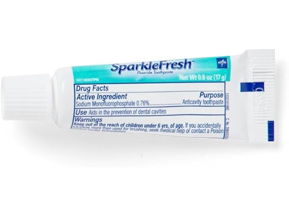 Medline Sparkle Fresh Toothpaste 0.6oz 720pk