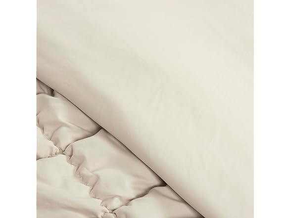 Lush Decor Puff Quilted Comforter Set, 3 Piece Set, Full/Queen
