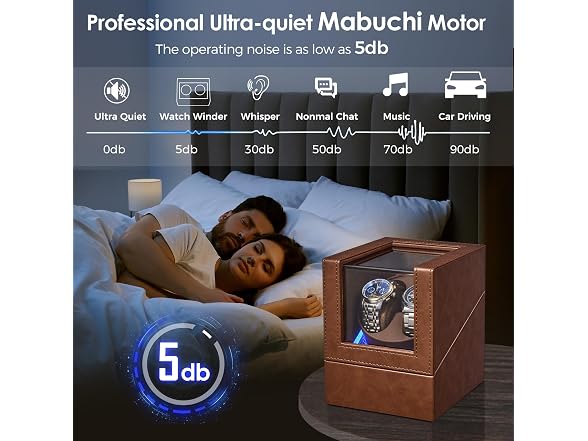BEWISHOME Double Watch Winder