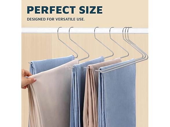 Lifemaster Metal Pants Hanger Set- 20Pcs